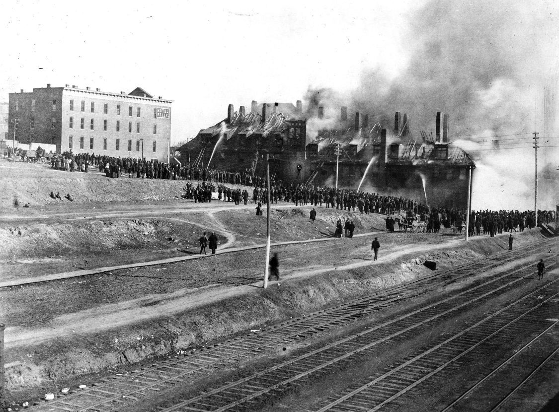 Norfolk & Western fire
